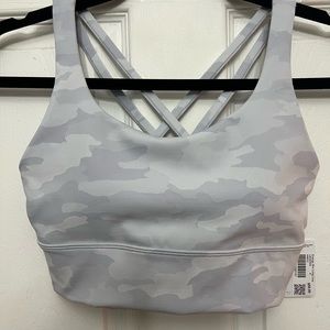 New - lululemon Energy Longline Bra Medium Support, B–D Cups